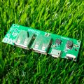 Power Bank Circuit of DIY 5V 1A 18650 Lithium Battery Charger Step Up Protection Board Module Micro USB Booster 2 USB Output. 