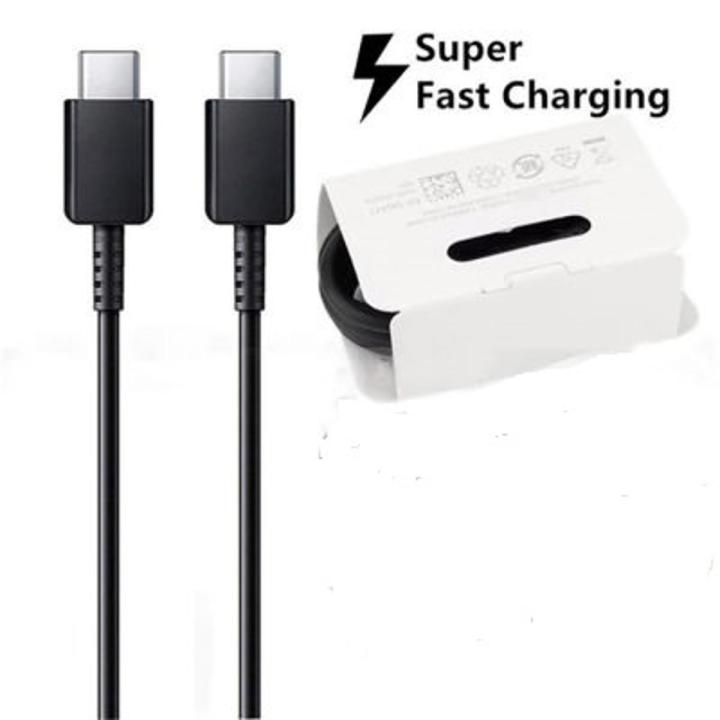 Samsung Galaxy Note 10 Pro S20 S21 S22 Type C Cable USB3.0 PD USB Type-C To Type-C Fast Charger Cable For Note10 S20+ S20 ultra 1M