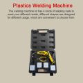 Handheld plastic welding machine portable repair kit - yellow.