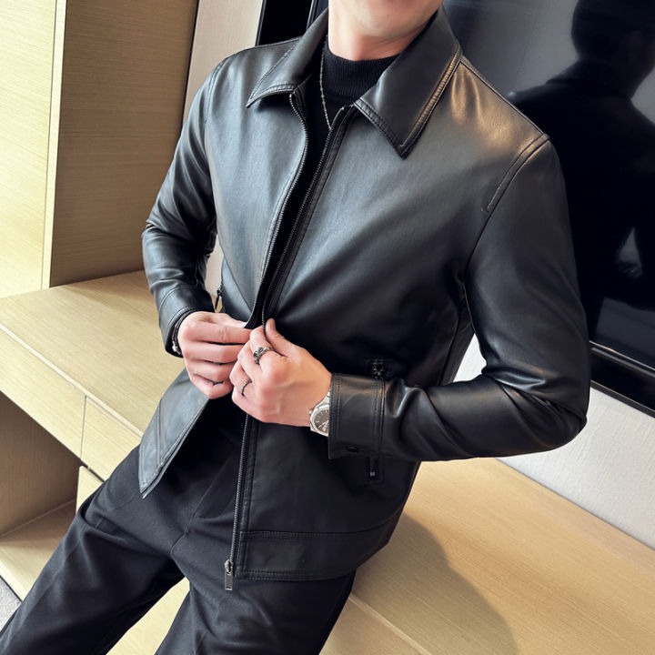 PU%20Leather%20Jackets%20For%20Men%20Clothing%20Autumn%20Winter%20Thick%20Warm%20Turn%20Down%20Collar%20Biker%20Jacket%20Slim%20Fit%20Casual%20Male%20Coat%20Black%205XL-M%20-%20Image%203