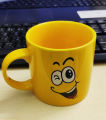 1Pcs Emoji Coffee Mug - Single Yellow Cup for Coffee, Tea, Water, Milk - Great Gift Option. 