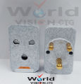3 pin round plug,15 amp(1pcs) Multi Plug 15A 3-Pin Universal Socket Conversion Heavy Duty ..