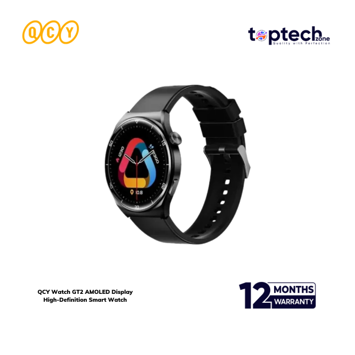 QCY Watch GT2 AMOLED Display High-Definition Smart Watch