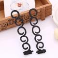 2Pcs/Set Hair Style Braider Magic French Twist Plait Wave Braid Clip Stick Bun Maker Centipede Shape Women Hair Styling Clip.