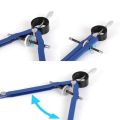 ARELENE 3X Professional Compass, Compass Geometry Set with Lock, Math and Precision Compass, Metal and Durable Tool (Blue). 