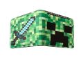 【ZOSR】16 style Minecrafte Game Around Wallet Printing Men and Women Short Folding Card Bag Cartoon   Leather Christmas Birthday Gift. 