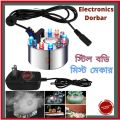 Ultrasonic Mist Maker Atomizer Air Humidifier Fogger Water Fountain Pond 12 LED (Steel Body).