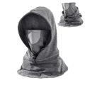 D Shop Windproof Cycling Face Cover With Hat For Winter Bike Hooded Mask With Neck Warmer. 