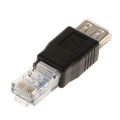 Usb Female To Male Ethernet Connector Adapter Converter Lan Wan Af Network. 