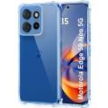 For Motorola G85, Edge 50, Edge 50 Neo, Edge 50 Pro, Edge 50 Ultra Edge-Reinforced Shockproof Cushion Back Clear Hybrid Transparent Soft Silicon Cover Casing-E_Store. 