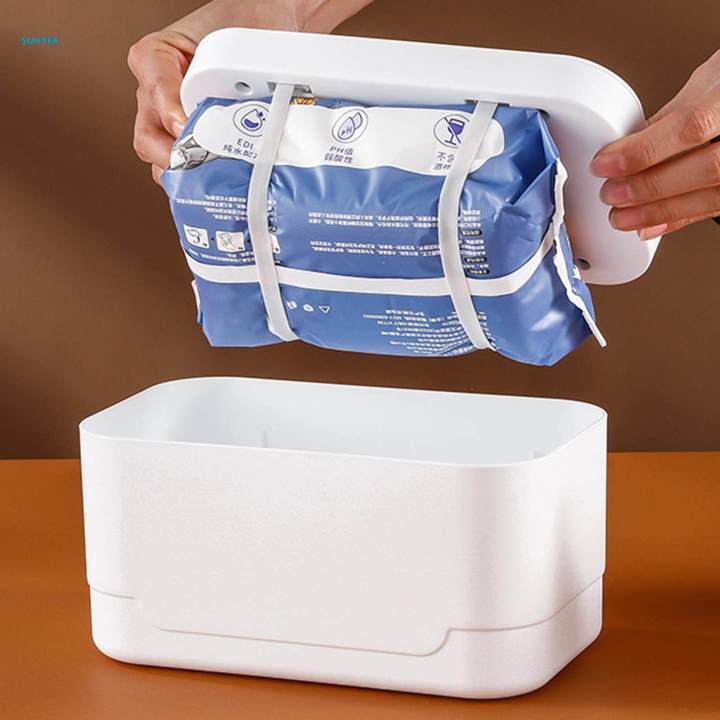 Wet Wipe Warmer Portable Wet Towel Dispenser for Hotel Travel Household