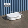 Storage household thickened large capacity plastic clothing sorting snack toy box, storage basket. 