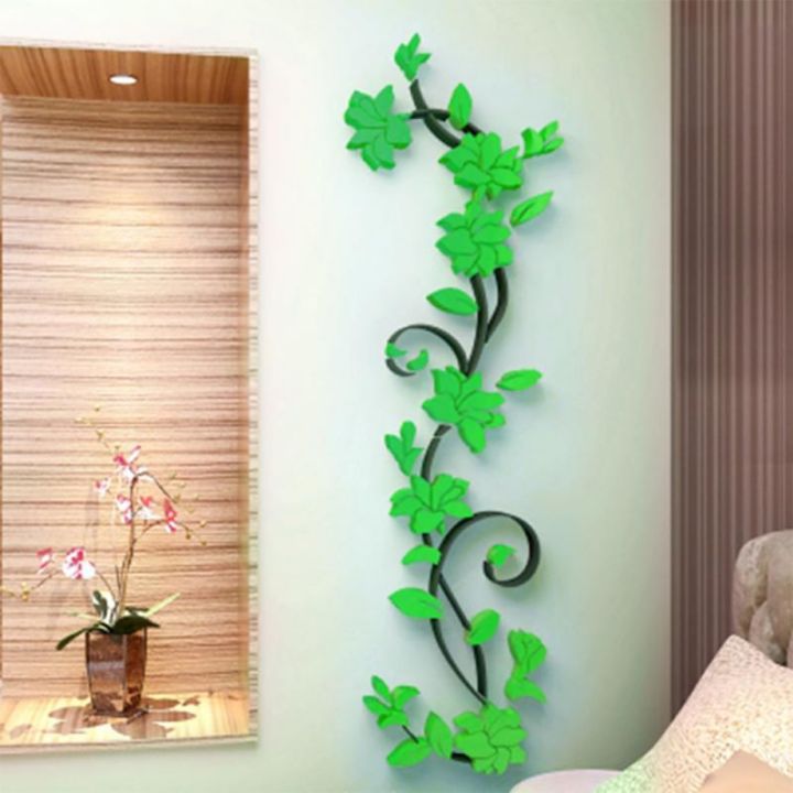 Rose%20Flower%20Wall%20Stickers%20DIY%20Vase%20Flower%20Self-Adhesive%20Wallpaper%20Tree%20Crystal%20Arcylic%203D%20Wall%20Sticker%20Home%20Bedroom%20Decoration%20-%20Image%206