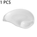 1/3/5Pcs Mango Shaped Dumpling Plate / Creative Divided PP Tray / Snack Dipping Sauce Platter /Seasoning Dish / Household Fruit Plates Kitchen Tableware.