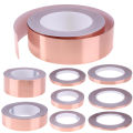 20M 25M Copper Tape Snail Adhesive EMI Shielding Conductive Adhesive Foil Tape for Stained Glass Paper Circuit Electrical Repair.