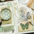 RHS Online Boundless Butterfly Spectrum Series Hot Stamping Stamp Die-cutting Masking Tapes Decorative Sticky Washi Tape for Journaling Diary DIY Crafts Scrapbooking. 
