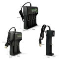 Smart Lithium Battery Charger 3.7V Li-ion Battery Charging For 18650 14500 16340 Batteries Portable USB Independent Fast Charger.