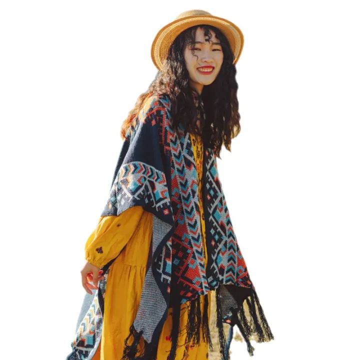 Tassel%20shawl,%20women's%20ethnic%20style,%20retro%20bohemia,%20Yunnan,%20Sichuan,%20Tibet,%20play,%20warmth,%20cloak%20coat,%20cape%20-%20Image%205