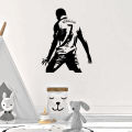 Football Cristiano Ronaldo player Wall Decal Art Vinyl Stickers For Kids Rooms Removable Decor Wall Decals.