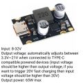 DC-DC Fast Charging Module 5V–36V | PD3.0 PD2.0 PPS QC4+ QC4 QC3.0 QC2.0 AFC FCP SCP PE2.0 PE1.1 SFCP MTK | USB-C USB-A MicroUSB | Automatic Voltage Adjustment 3V–21V | 18W 22.5W 24W 65W Output | 3.7V Lithium Battery Power Bank Board. 
