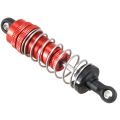 4Pcs Metal Shock Absorber Damper Replacement Accessory Fit for WLtoys 144001 1/14 4WD RC Drift Racing Car Parts,Red - red.