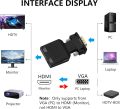 VGA to HDMI Converter Cable with Audio – Full HD 1080p Adapter for Computers and Displays.