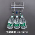 Refrigerator Shelf Side Storage Wall-Mounted Kitchen Plastic Wrap Cutter Punch-Free Household Paper Roll Freshness Protection Package Rack.