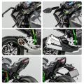1/9 KAWASAKI H2R Ninja Toy Motorcycle Diecast Metal Large Size Model Super Racing Sound Light Collection Gift For Boy Children. 