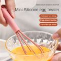 Mini Silicone Egg Beater Multifunctional Rotary Manual Egg Whisk Baking Flour Kitchen Accessories Coffee Egg Stirring Tool.