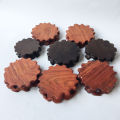Rosewood Stone Jade Head Seal Teapot Teacup Mat Solid Wood round Base Wooden Pallet Wholesale Special Offer Direct Sales. 