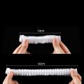 100pcs Disposable Plastic Wrap Tear-free Elastic Band Mouth Fresh-keeping Cover Bag Food-grade Household PE Set Vegetable Bag. 