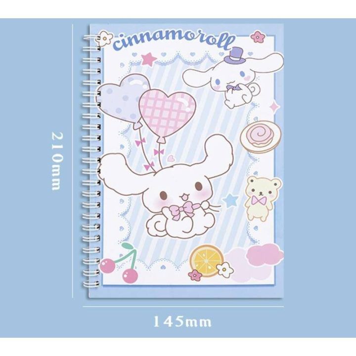 cute%2060%20Pages%20A5%20Cartoon%20Sanrio%20Coil%20Notebook%20Mymelody%20Kuromi%20Cinnamoroll%20Journal%20Notebook%20Kawaii%20Diary%20Sketchbook%20Office%20Accessories%20birthday%20gift%20-%20Image%205