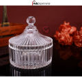 European Style Candle Hodler Special Glassware Crystal Glass Candy Cup Transparent Candy Cans Candles Making Supplies - Glass Jar.