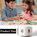 Cube-Timer Kitchen Timer for Time Management and Countdown (White). 