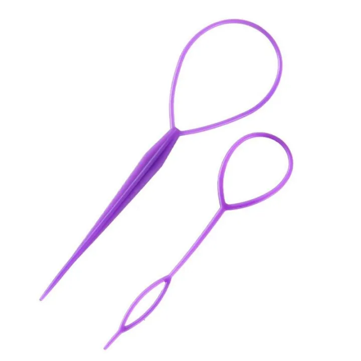 2pcs%20Women%20Hair%20Twister%20Bun%20Maker%20Braider%20DIY%20Hair%20Braiding%20Styling%20Tools%20Ponytail%20Hairstyles%20Clip%20Loop%20Stick%20Hair%20Accessories%20-%20Image%204