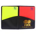 Football Red And Yellow Cards Record Red Card Yellow Card Referee Tool Equipment With Leather Case And Ballpoint Pen.