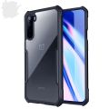 For OnePlus Nord Shockproof TPU Bumper Clear Acrylic Mobile Phone Case For 1+ Nord Back Cover.