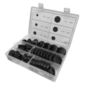 52Pcs 6 Sizes Rubber Grommets for Wiring,Rubber Grommet Kit,Double Sided Round Rubber Plugs. 