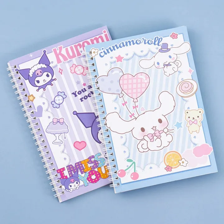 Kawaii%20Lil'%20Kuromi%20coil%20notebook%20A5%20Notebook%20exercise%20book%20Girls%20cute%20stationery%20cinnamon%20learning%20stationery%20notepad%20diary%20-%20Image%203