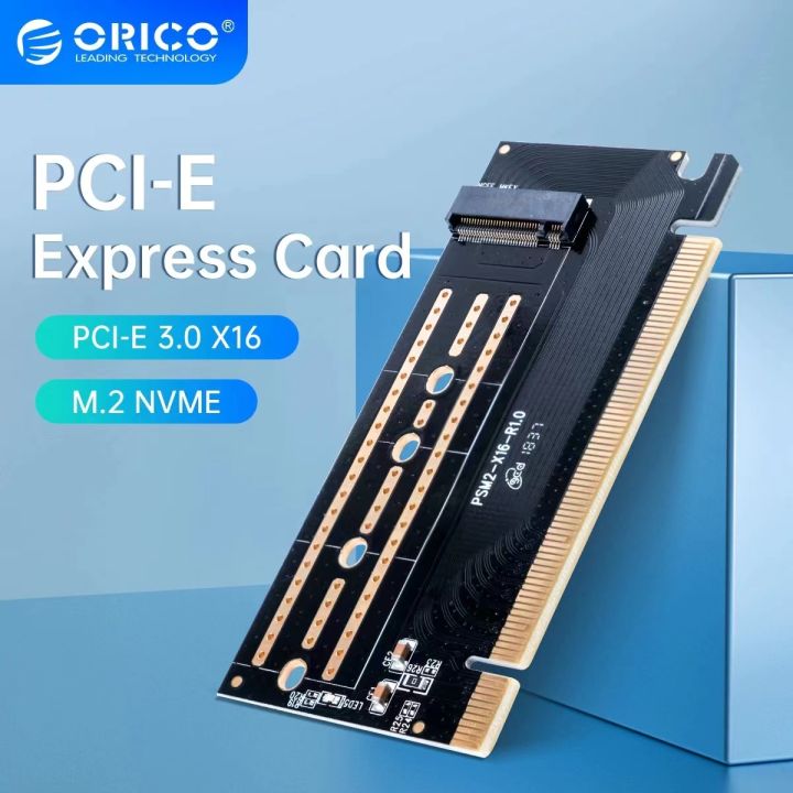ORICO PSM2-X16 PCI-E Express M.2 M-key Interface SSD M.2 NVME to PCI-E 3.0 X16 Gen3 Convert Card Support 2230-2280 Size Super Speed Card