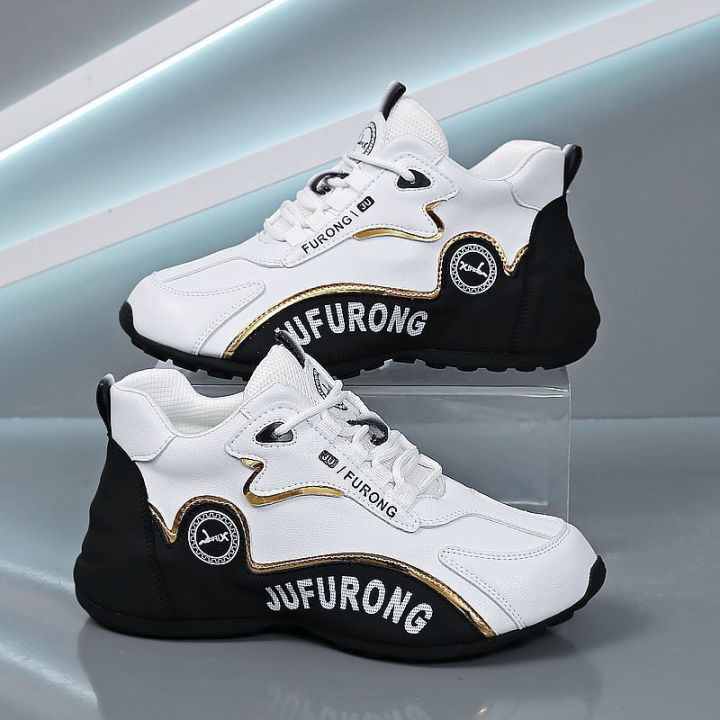 Men New Luxury Sneakers Sports Shoes Men Casual Sneakers Chunky Sneakers Couples New Designer Soft-soled Leather Running Shoes Superman