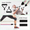 Power Exercise Resistance Exercise Band 5 in 1, Fitness Band set of 11 Piece. 