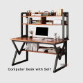 Space-Saving Computer Table with Metal Frame – Ideal for Small Spaces and Home Offices. 