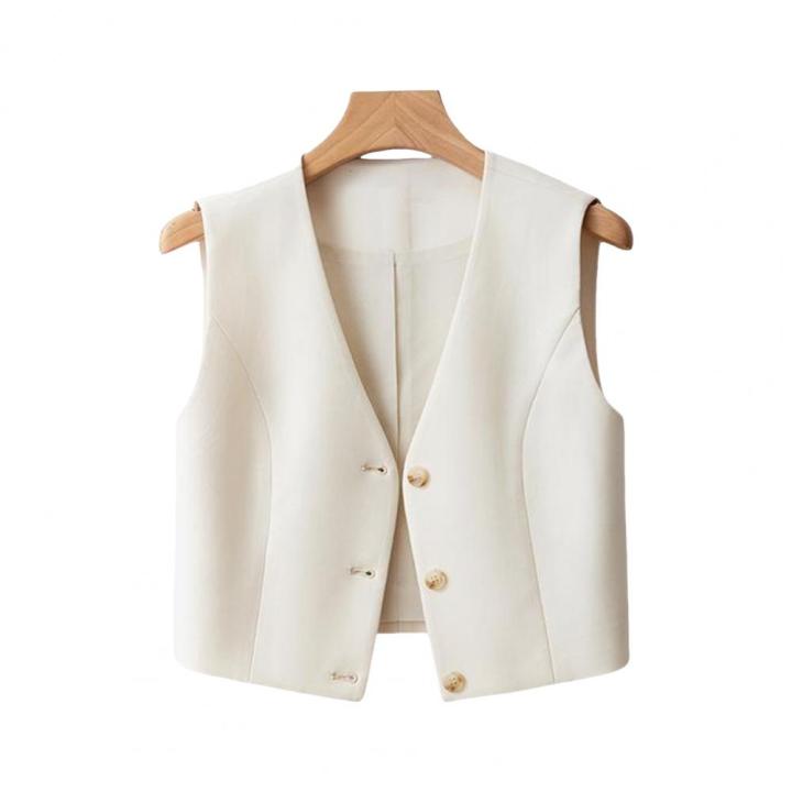 Women%20Vest%20Slim%20Fit%20Waistcoat%20Stylish%20Summer%20Women's%20Vest%20Shorts%20Set%20for%20Office%20Wear%20V%20Neck%20Waistcoat%20with%20High%20for%20Professional%20-%20Image%205