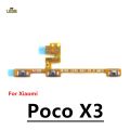 Power Key Volume Side Button Flex Cable For Xiaomi Xiaomi Poco F1 F2 F3 X2 X3 NFC GT Poco M2 M3 Reloaded Pro 5G Replacement. 