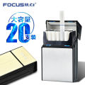 FOCUS Aluminium Alloy Automatic Cigarette Case Box Lighter Case Holder All Model Is Here.