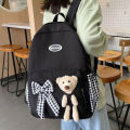New Cute Primary School Students Grade 3 to Grade 6 Junior High School Students Large-Capacity Backpack Girls Backpack High School Student Bag. 