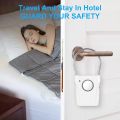 Door Handle Alarm 110dB Door Security Alarm with Adjustable Settings Portable Alarm Equipment Battery Operated Door Alarm. 
