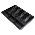 Cash Register Drawer - Cash Money Tray Replacement 4 Bill/3 Coin Cash Register Insert Tray,12.6 x 9.6 x 1.4Inch. 