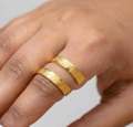 Titanium steel Ayatul Kursi finger Ring for men. 